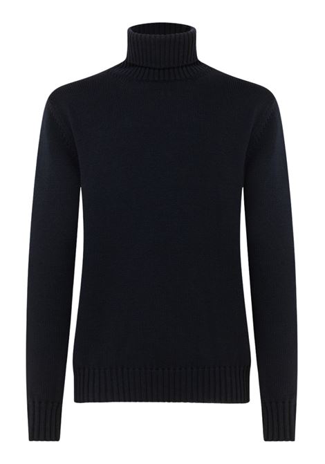 Urban cyclist in 4-thread merinos. Garment fits true to size, buy regular size. Ribbed collar, knit bottom and cuffs. Regular fit. ALPHA STUDIO |  | AU-3031G1001